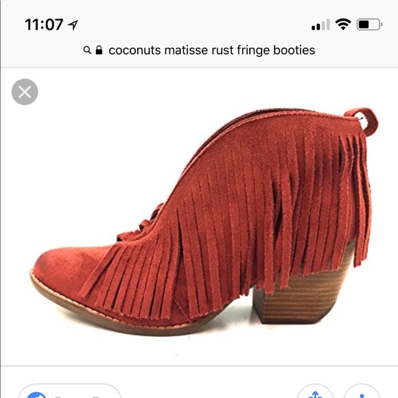 coconuts by matisse fringe booties